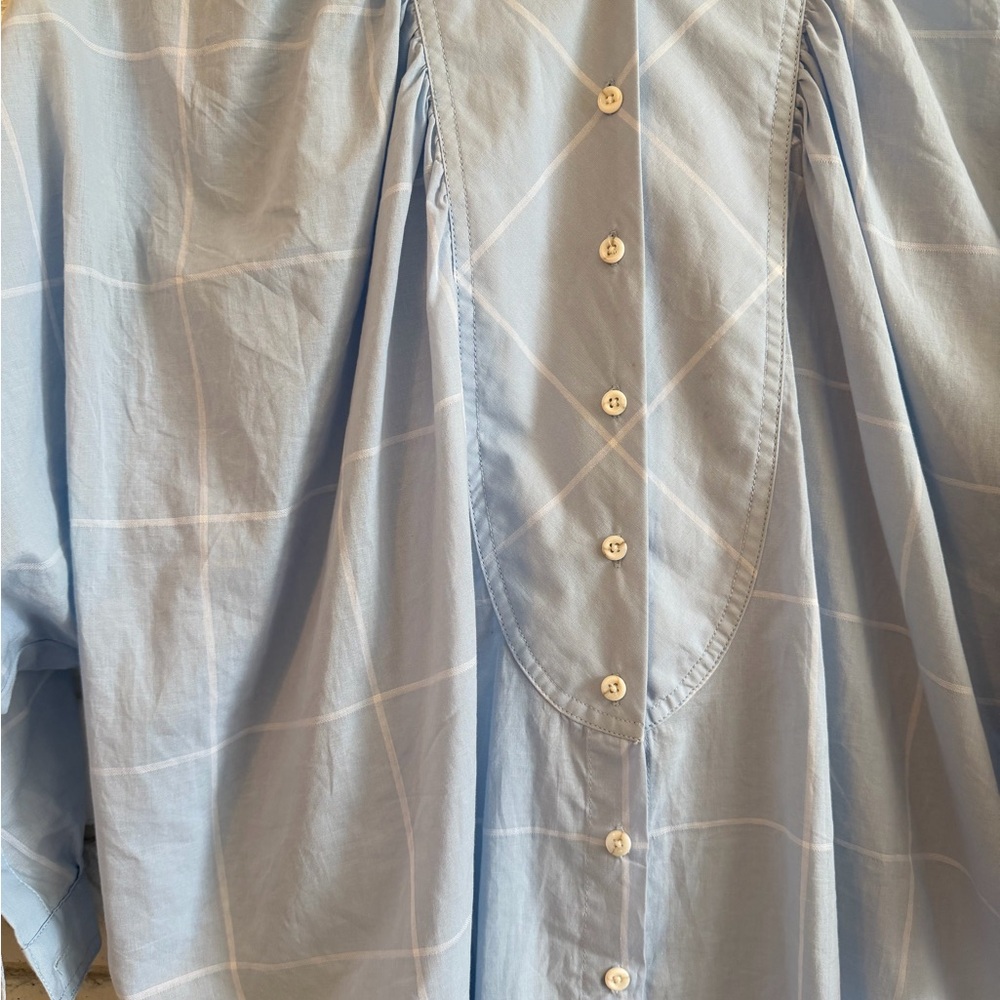 Maeve By Anthropologie Windowpane Buttondown - Picture 3 of 7